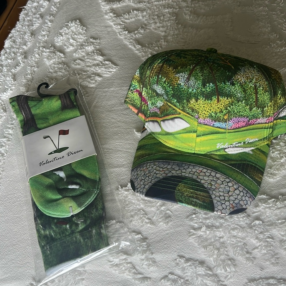 Valentino Dixon Golf cap and Matching Socks
